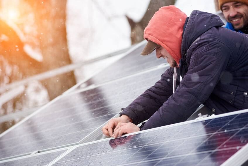 Installing Solar in the Winter